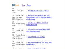 Tablet Screenshot of blog.lobid.org